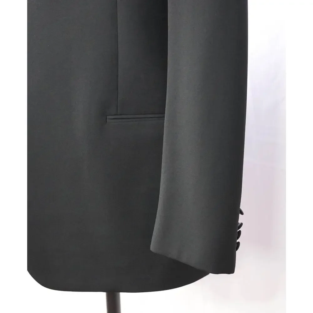 ARMANI COLLEZIONI - Black Wool Tuxedo DInner Jacket - 44L